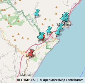 Mappa Via Giuseppe Garibaldi, 95011 Calatabiano CT, Italia (3.67727)