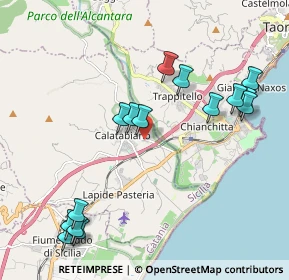 Mappa Via Garibaldi, 95011 Calatabiano CT, Italia (2.55867)