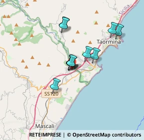 Mappa Via Garibaldi, 95011 Calatabiano CT, Italia (2.87091)