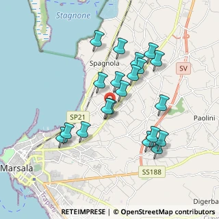 Mappa Contrada Addolorata, 91025 Marsala TP, Italia (1.9185)
