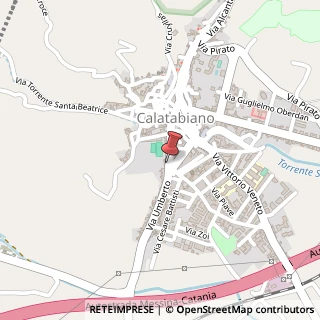 Mappa Via Umberto, 75, 95011 Calatabiano, Catania (Sicilia)
