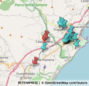 Mappa Piazza Francesco Crispi, 95011 Calatabiano CT, Italia (2.011)