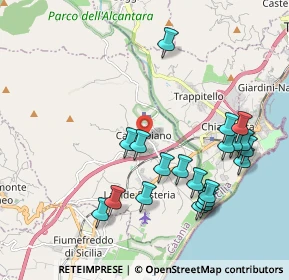 Mappa Piazza Francesco Crispi, 95011 Calatabiano CT, Italia (2.405)