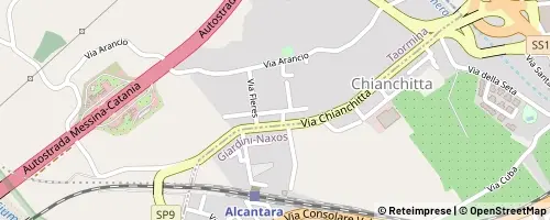 Mappa Taormina