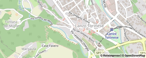 Mappa Lanzo Torinese