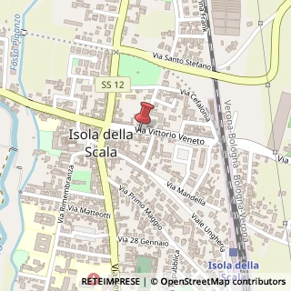 Mappa Via Vittorio Veneto, 12, 37063 Isola della Scala, Verona (Veneto)