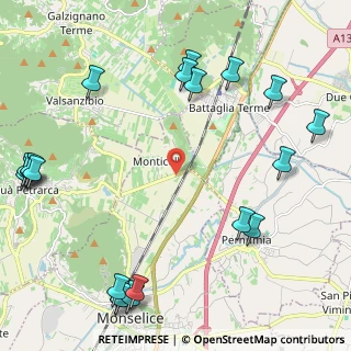 Mappa Via Rivella, 35043 Monselice PD, Italia (3.0765)