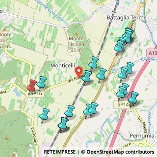 Mappa Via Rivella, 35043 Monselice PD, Italia (1.2392)