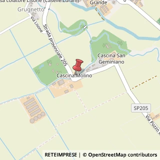 Mappa Via San Geminiano, 6, 26853 Caselle Lurani, Lodi (Lombardia)