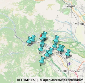 Mappa Via Molino, 10070 Balangero TO, Italia (5.71533)