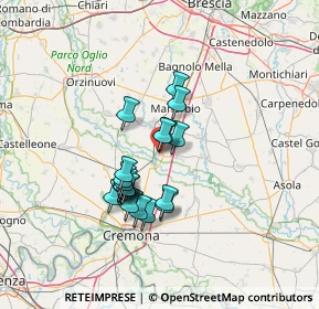 Mappa 25026 Pontevico BS, Italia (10.564)