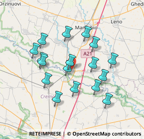 Mappa 25026 Pontevico BS, Italia (6.59882)