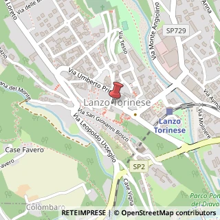 Mappa Via cibrario 5, 10074 Lanzo Torinese, Torino (Piemonte)