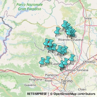 Mappa Via Tor Nordovest, 10070 Balangero TO, Italia (12.415)