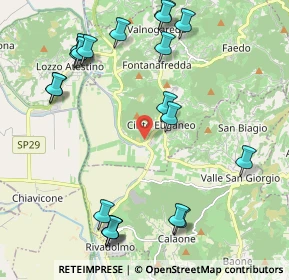 Mappa Via Bomba, 35030 Cinto Euganeo PD, Italia (2.541)