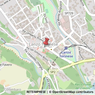 Mappa Via Cibrario, 4/A, 10074 Lanzo Torinese, Torino (Piemonte)