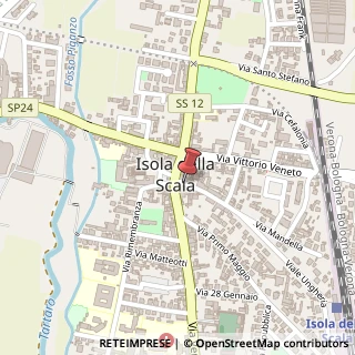 Mappa Via C. Battisti, 10, 37063 Isola della Scala, Verona (Veneto)