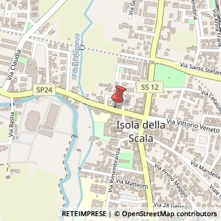 Mappa Via Marconi Guglielmo, 36, 37063 Isola della Scala, Verona (Veneto)