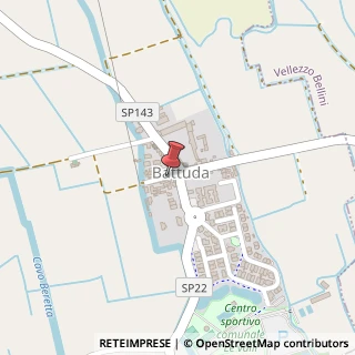 Mappa Via Borgo, 14, 27020 Battuda, Pavia (Lombardia)