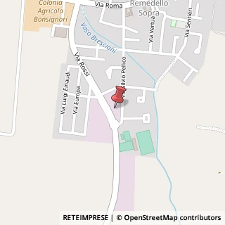Mappa Via Rossi, 29, 25010 Remedello, Brescia (Lombardia)