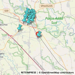 Mappa Via Agnelli, 26817 San Martino in Strada LO, Italia (4.33579)