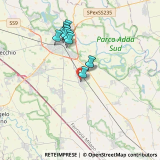 Mappa Via Agnelli, 26817 San Martino in Strada LO, Italia (3.50455)