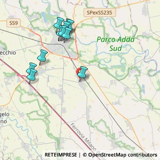 Mappa Via Agnelli, 26817 San Martino in Strada LO, Italia (4.55818)