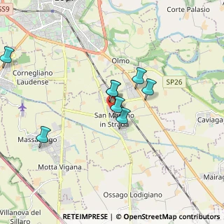 Mappa Via Agnelli, 26817 San Martino in Strada LO, Italia (3.429)