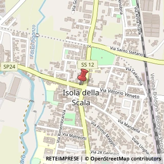 Mappa Via Giuseppe Mazzini, 2/b, 37063 Isola della Scala, Verona (Veneto)