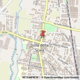 Mappa Via Camillo Benso Conte di Cavour, 34, 37063 Isola della Scala, Verona (Veneto)