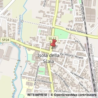 Mappa Via Camillo Benso Conte di Cavour, 11, 37063 Isola della Scala, Verona (Veneto)