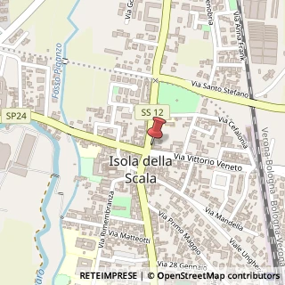 Mappa Via Camillo Benso Conte di Cavour, 13, 37063 Isola della Scala, Verona (Veneto)