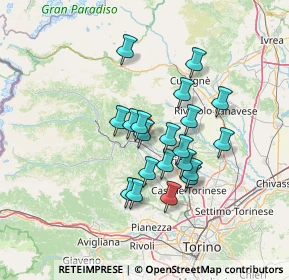 Mappa Via Corio, 10070 Balangero TO, Italia (11.001)