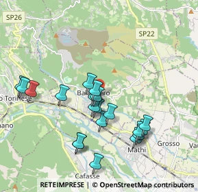 Mappa Via Corio, 10070 Balangero TO, Italia (1.8515)