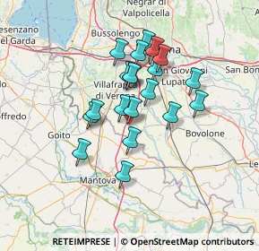 Mappa Via Vittorio Veneto, 37060 Nogarole Rocca VR, Italia (10.895)