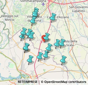 Mappa Via Vittorio Veneto, 37060 Nogarole Rocca VR, Italia (6.94)