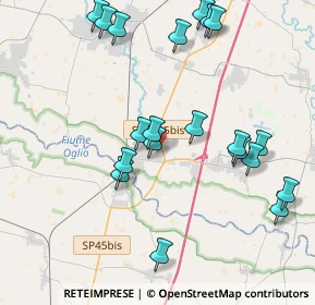 Mappa Via Palmiro Togliatti, 25026 Pontevico BS, Italia (4.3805)