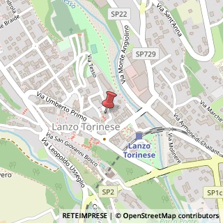 Mappa Via 11 Settembre 2001, 1, 10074 Lanzo Torinese, Torino (Piemonte)