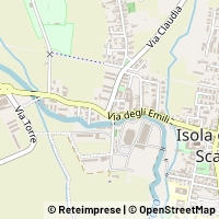 Map Isola della Scala