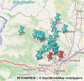 Mappa 10070 Balangero TO, Italia (11.0555)