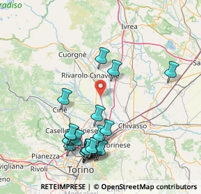 Mappa 10080 Bosconero TO, Italia (17.382)