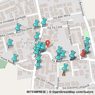 Mappa Via Guglielmo Marconi, 27010 Vellezzo Bellini PV, Italia (0.14)