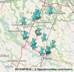 Mappa Via Guglielmo Marconi, 27010 Vellezzo Bellini PV, Italia (6.74471)