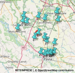 Mappa Via Guglielmo Marconi, 27010 Vellezzo Bellini PV, Italia (7.59)