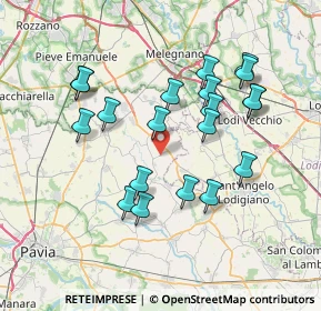 Mappa Via Ricetto, 27010 Torrevecchia Pia PV, Italia (7.0655)
