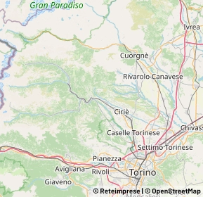 Mappa 10070 Balangero TO, Italia (10.1015)