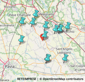 Mappa Strada Provinciale 128 Diramazione per Vigonzone, 27010 Torrevecchia Pia PV, Italia (7.13385)