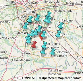 Mappa Strada Provinciale 128 Diramazione per Vigonzone, 27010 Torrevecchia Pia PV, Italia (10.7955)