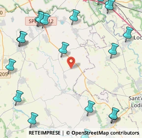 Mappa Strada Provinciale 128 Diramazione per Vigonzone, 27010 Torrevecchia Pia PV, Italia (6.4035)