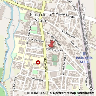 Mappa Via XXVIII Gennaio, 4, 37063 Isola della Scala, Verona (Veneto)
